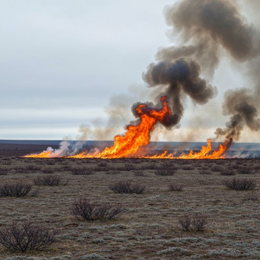 Arctic Tundra Wildfires Reach 3,000-Year High